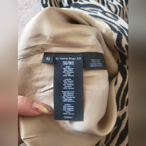 By Marlene Birger | Leopard Pencil Skirt Size 32 UK - Picture 7 of 11